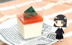 トマトと豆腐のレアチーズケーキ